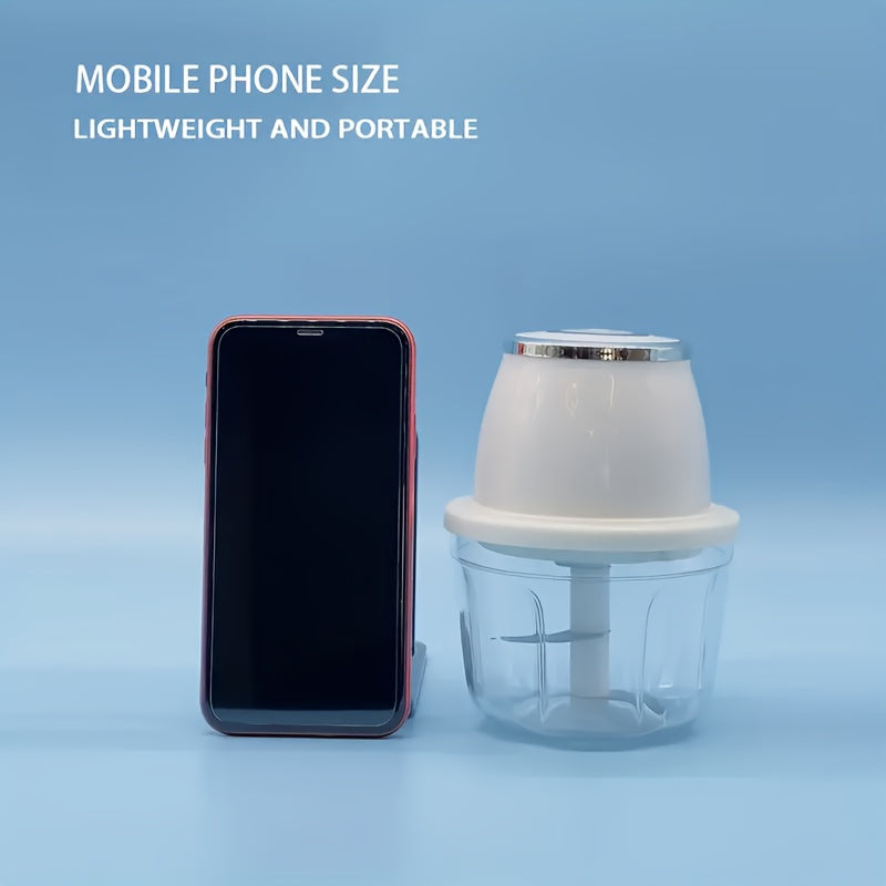 New Electric Garlic Grinder, Multifunctional Peeling Garlic Machine, Household Small Automatic Meat Grinder, Garlic Pulling And Pounding Machine, Essential For Kitchen, Multifunctional Electric Food Machine