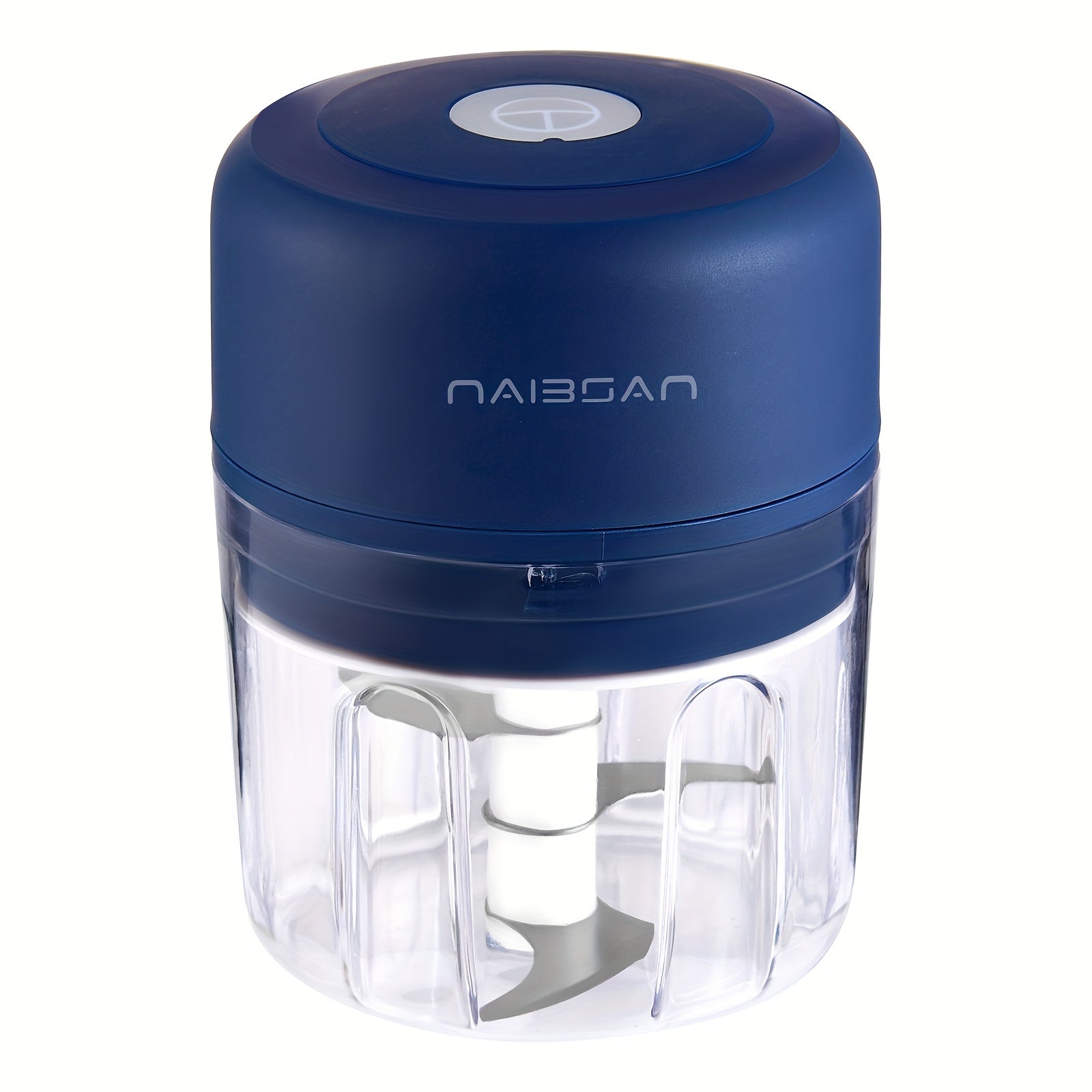 Naibsan Electric Food Shredder - Mini Meat Grinder, Garlic Puree Maker | Portable, 5000rpm, 251ml, USB Charging, Rechargeable Lithium Battery