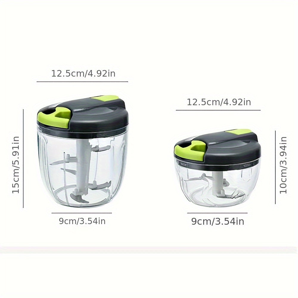 Vegetable Chopper Professional Onion Chopper Multifunctional Food Chopper Kitchen Onion Chopper with 3/5 Blades, Salad Potato, Carrot, Garlic Container, Kitchen Gadget Set