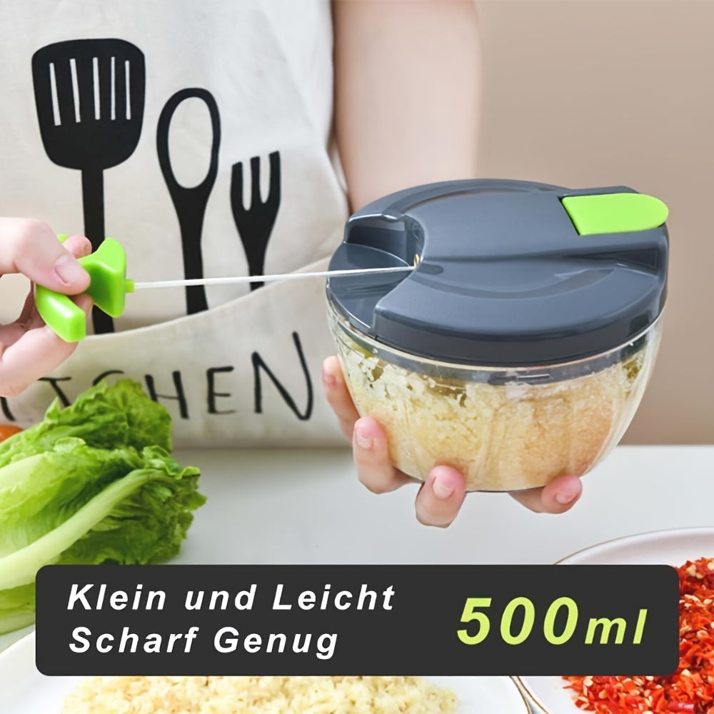 Vegetable Chopper Professional Onion Chopper Multifunctional Food Chopper Kitchen Onion Chopper with 3/5 Blades, Salad Potato, Carrot, Garlic Container, Kitchen Gadget Set