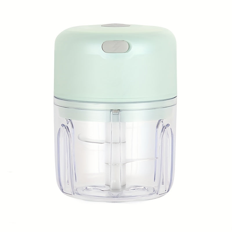 8.45oz Mini Rechargeable Garlic Chopper and Meat Grinder, Durable, Sturdy, for Crushing Garlic, Chili, Onion, Minced Meat, Nuts, and More!, Purple Garlic Grinder, Automatic Peeler for Garlic, Meal Prep Tool, Kitchen Gadget, Sleek Kitchen Tool, Compact