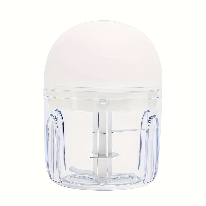 [USB Rechargeable Garlic Mincer] USB Rechargeable Electric Mini Garlic Mincer - 250ml Food Processor with 1000 RPM Motor, Portable Handheld Design for Garlic, Onion, Ginger, Chili & Vegetables - Compact Kitchen Appliance for Home & Travel, Garlic Crusher,