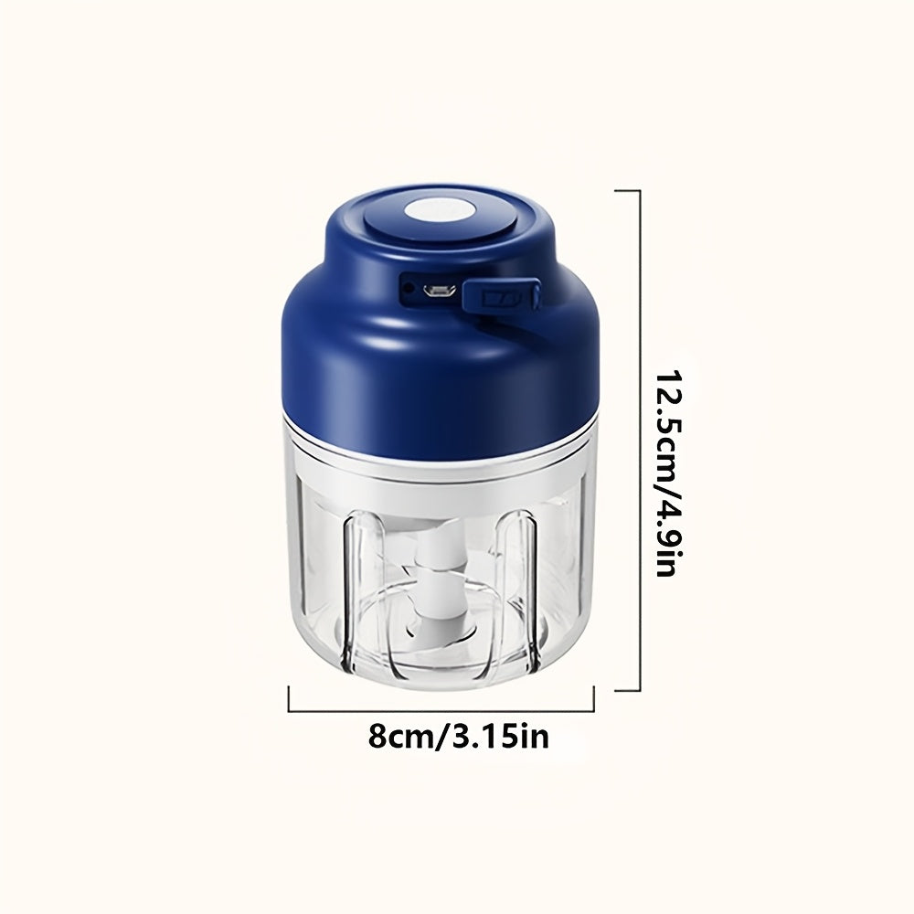 [Automatic Garlic Mincer] SENBOWE 320ml Electric Garlic Mincing Device | Wireless Mini Garlic Press, Automatic Stirring Garlic Peeler, Six-Leaf Kitchen Garlic Puller And Supplementary Food Machine