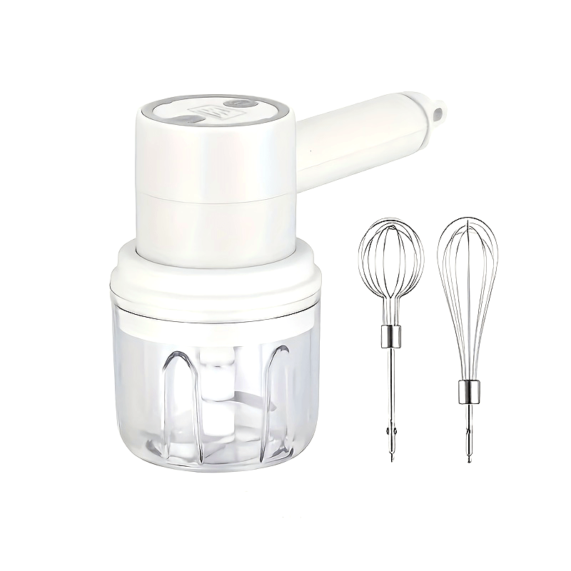 [Mini Electric Garlic Chopper] 1set, Electric Garlic Chopper, Mini Electric Vegetable CutterMultifunctional Garlic Masher, Garlic Crusher, Meat Grinder, Chilli, Onion, Celery. USB RechargeableHandheld Egg Beater with The Function Of Food Chopper, Baking