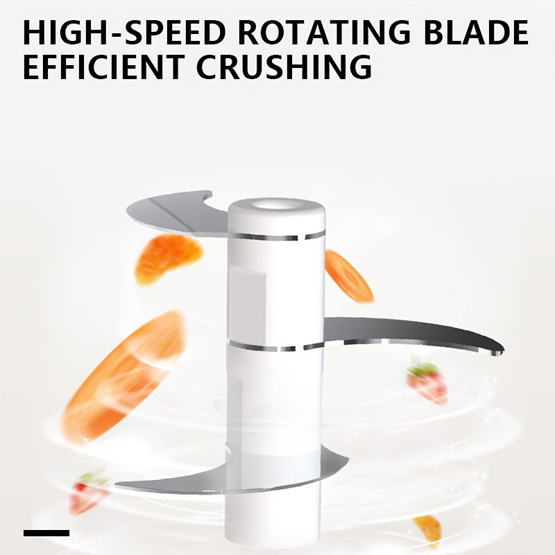 Selected Gifts for Labor Day, 1pc New Electric Garlic Beater, Multifunctional Garlic Peeler, Household Small Automatic Meat Grinder, Garlic Pulling And Mashing Machine, Electric Cooking Machine, High-power Mini Garlic Beater., Garlic Crusher, Garlic