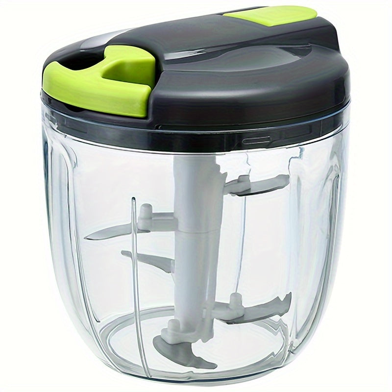 Vegetable Chopper Professional Onion Chopper Multifunctional Food Chopper Kitchen Onion Chopper with 3/5 Blades, Salad Potato, Carrot, Garlic Container, Kitchen Gadget Set