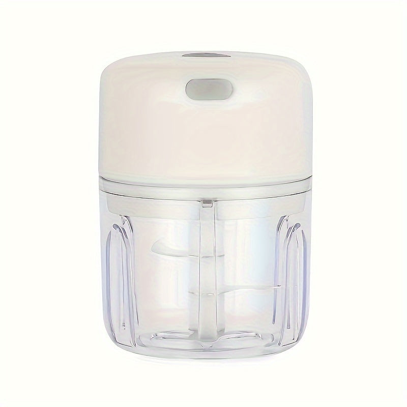3.38/8.45oz Electric Mini Garlic Chopper USB Meat Grinder Garlic Masher Machine Sturdy Durable Crushed Ginger Vegetable Crusher Kitchenware