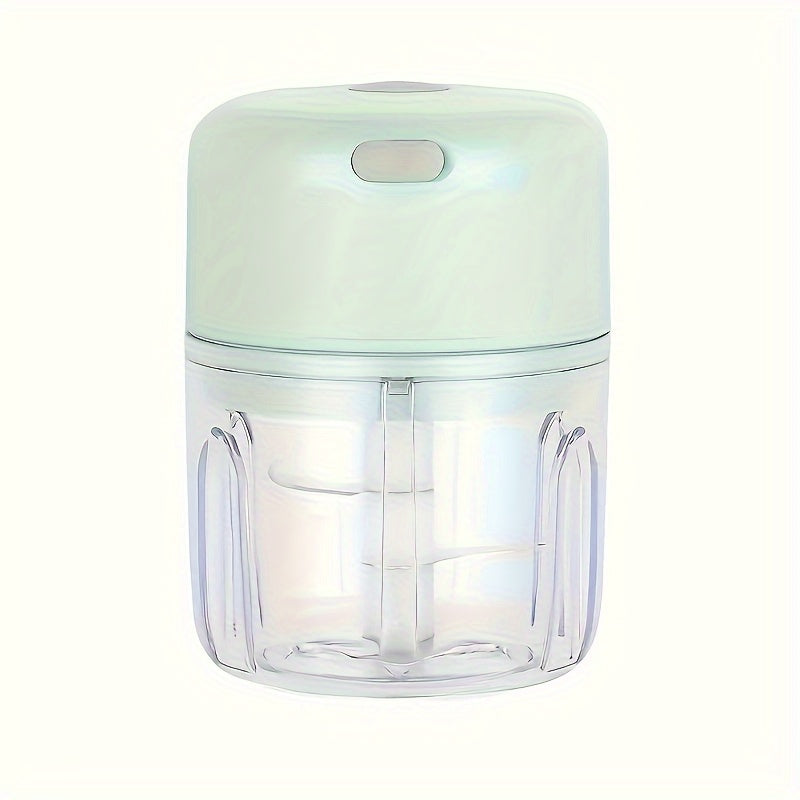3.38/8.45oz Electric Mini Garlic Chopper USB Meat Grinder Garlic Masher Machine Sturdy Durable Crushed Ginger Vegetable Crusher Kitchenware